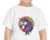 Retro Unicorn Vibrant Shirt: Magical Dreams for Kids!