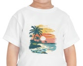 Retro Beach Shirt: Sun-soaked Adventures for Kids!