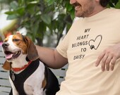 Personalized My Heart Belongs to (My Pet) Unisex T-shirt