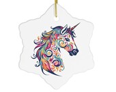 Unicorn Ceramic Ornament