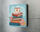 Books and Tea Magnet