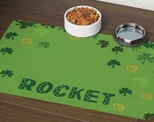 Lucky Paws Personalized Pet Food Mat