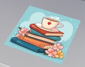 Books and Tea Sticker