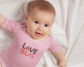 Love Bug Infant Bodysuit / New Baby Gift / Valentines Day clothes