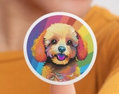 Rainbow Toy Poodle