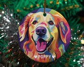 Personalized Golden Retriever Ornament