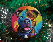 Personalized American Staffordshire Ornament