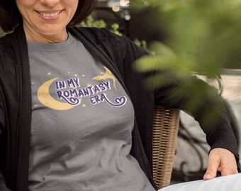 In My Romantasy Era T-shirt / Grey, Black, Royal Blue / For Fans of Romance and Fantasy / Romantasy Tee