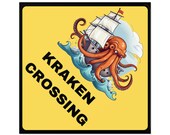 Kraken Crossing Sticker