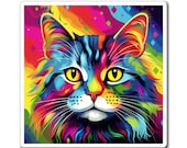 Rainbow Cat Magnet