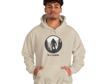 Legendary Unisex Heavy Blend Hooded Sweatshirt / I'm A Legend Hoodie / Bigfoot Sasquatch