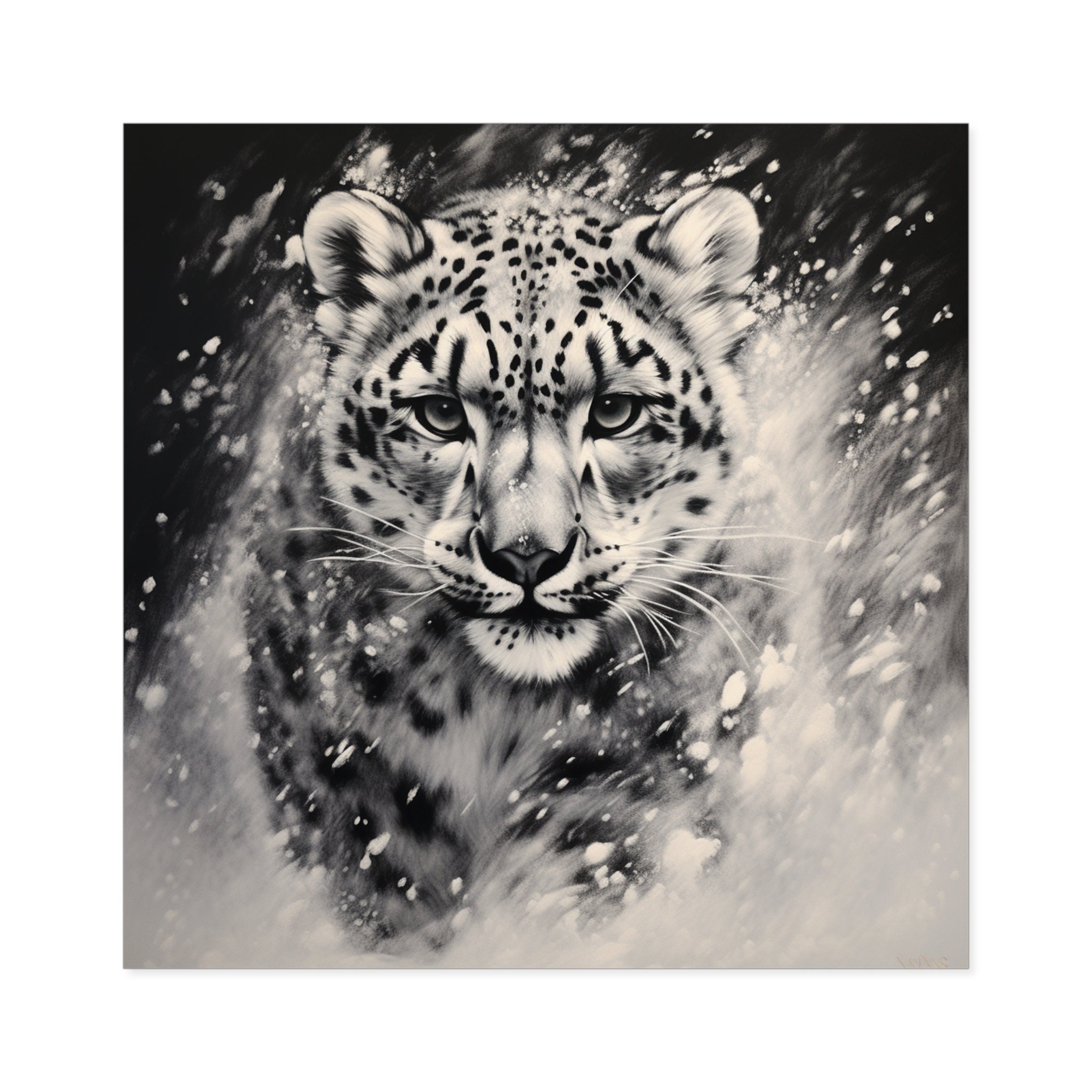 Snow Leopard Sticker