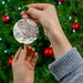 Ceramic Ornament Ukiyo-e Style Snow Leopard
