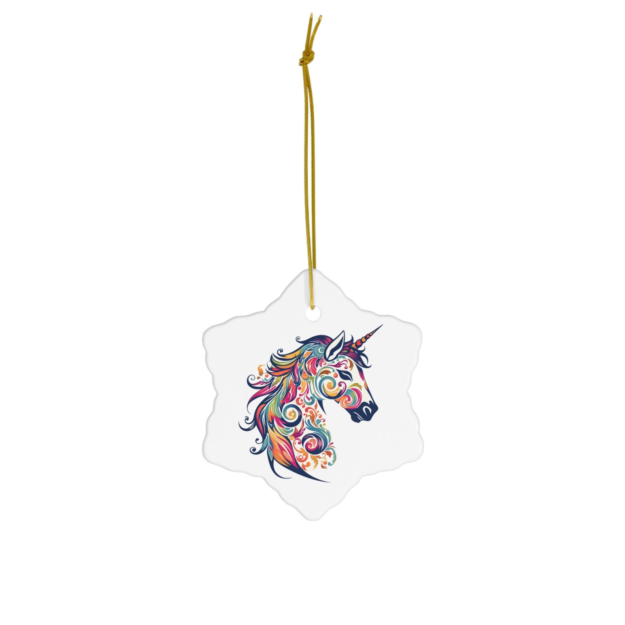 Unicorn Ceramic Ornament
