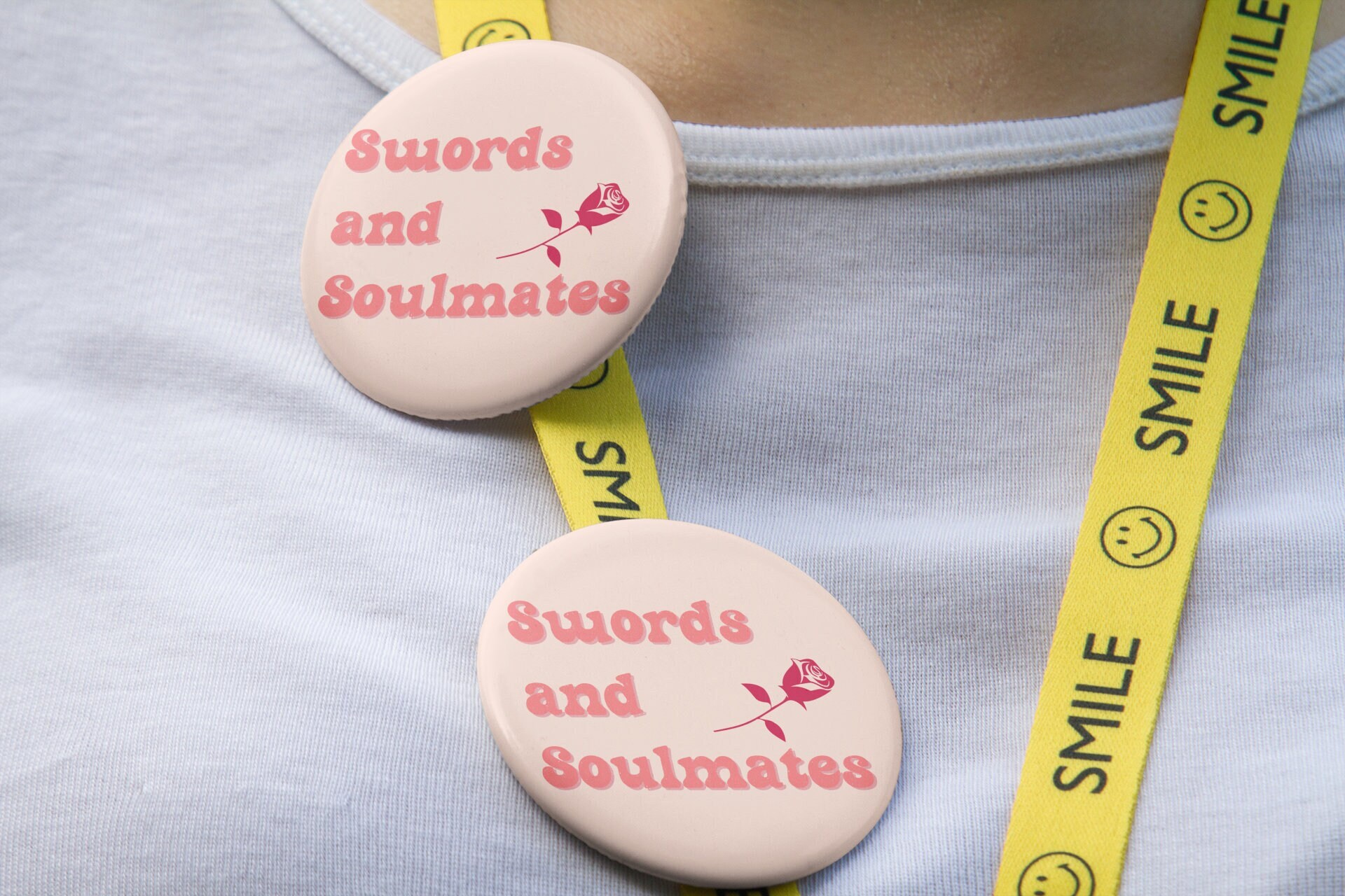 Swords and Soulmates Pin
