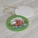Orange Kraken Ornament