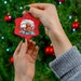Orange Kraken Ornament Red Ceramic