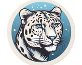 Snow Leopard Sticker