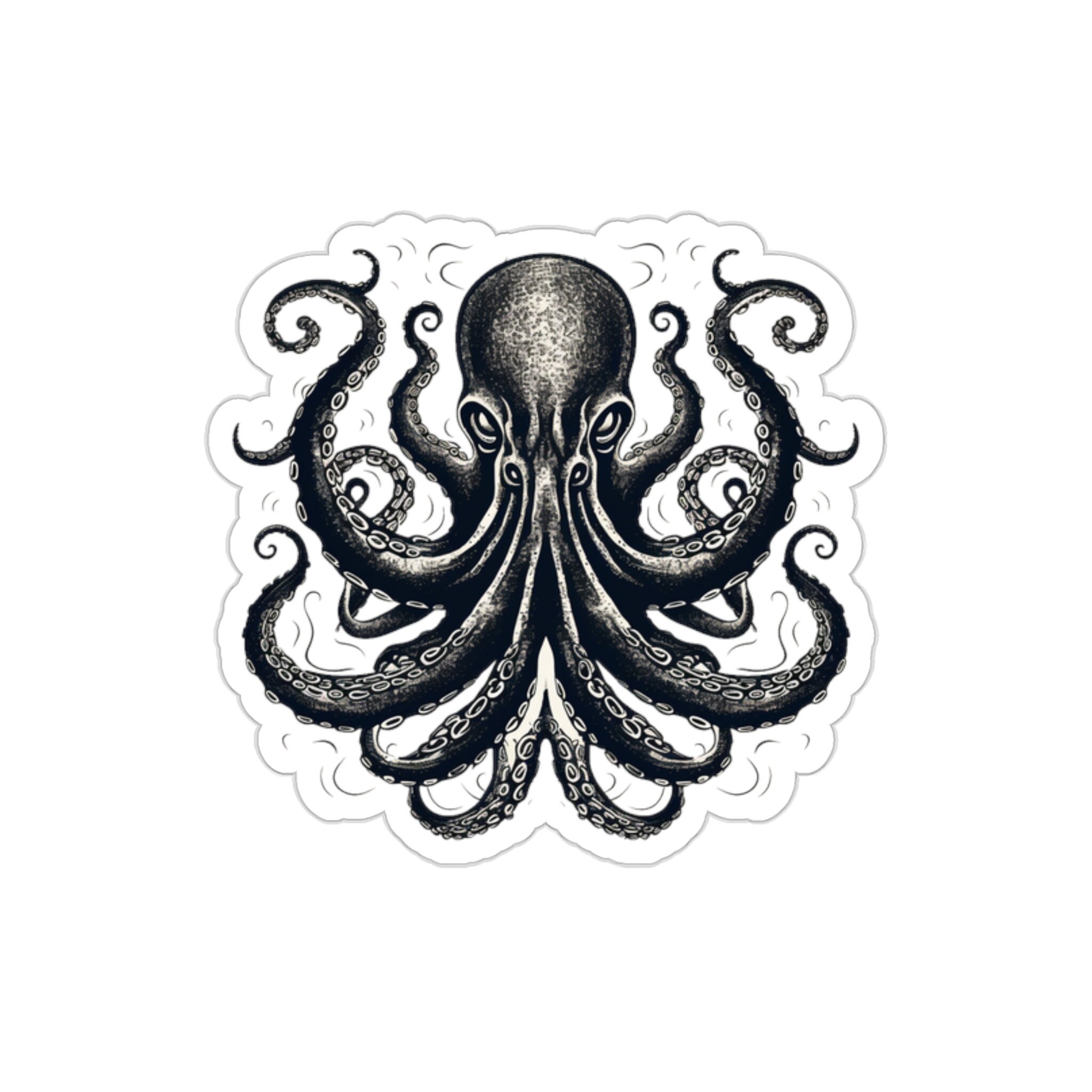 Black Kraken Sticker