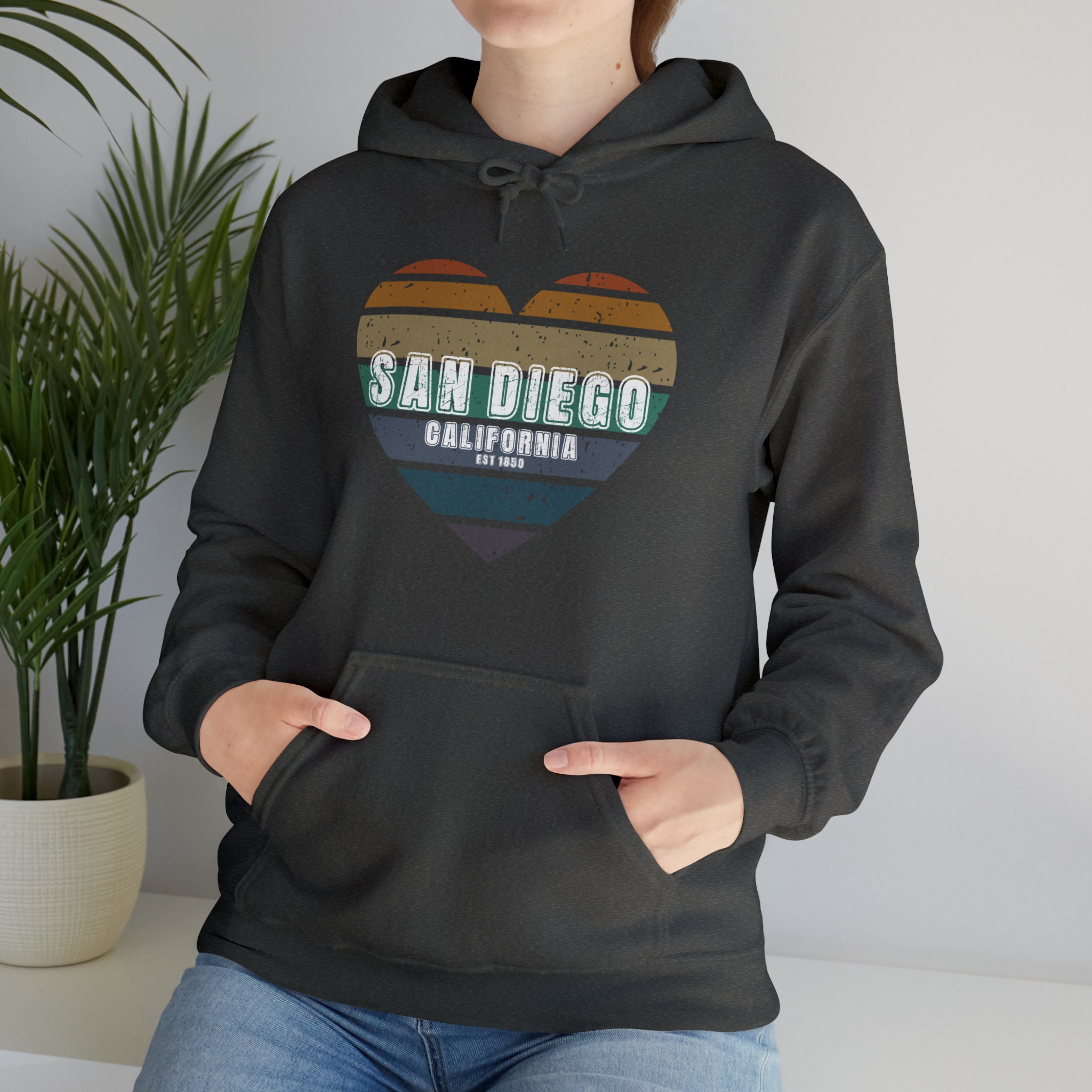 San Diego Heart Hoodie