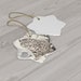 Ceramic Ornament Ukiyo-e Style Snow Leopard