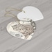 Ceramic Ornament Ukiyo-e Style Snow Leopard