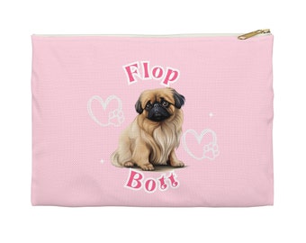 Flop Bott Accessory Pouch / Funny Dogs and Pets / Bag for Dog Supplies