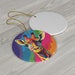 Rainbow Giraffe Ornament