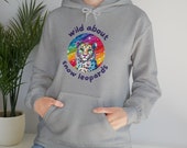 Wild About Snow Leopards Hooded Sweatshirt