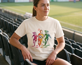 Women's Rugby Fan T-Shirt | Rugby Sevens Tee | Rugby Gift for Her | Womens Rugby Shirt | Rugby Fan
