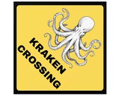 Kraken Crossing Sticker