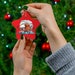 Orange Kraken Ornament Red Ceramic