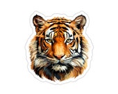 Majestic Tiger Face Sticker