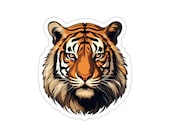 Majestic Tiger Vinyl Sticker