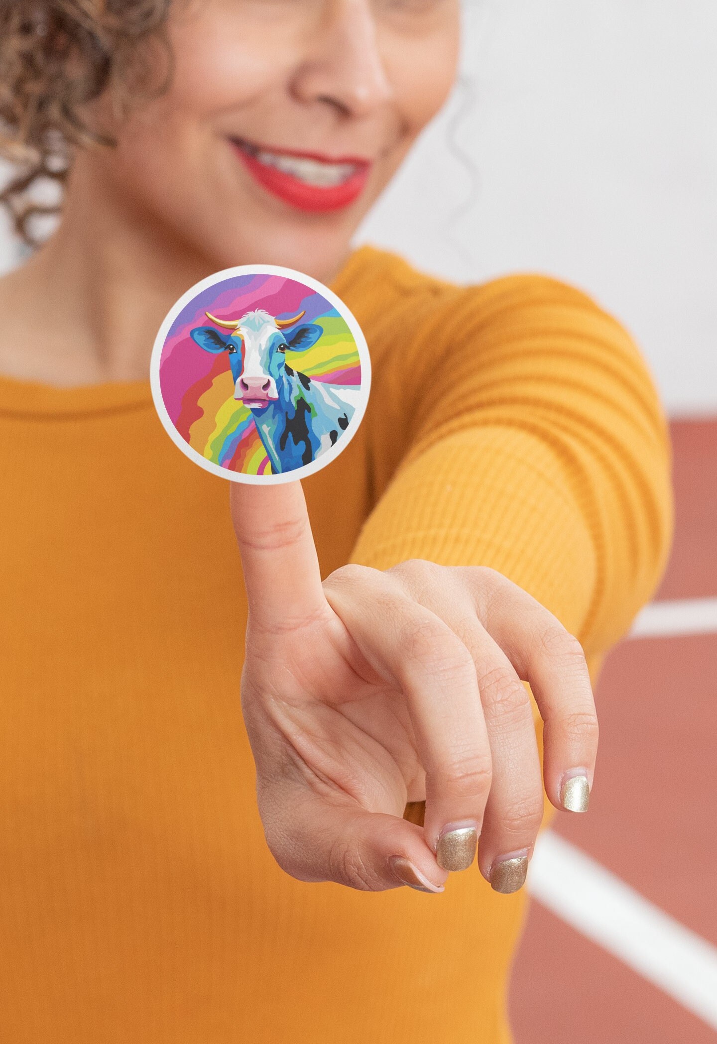 Rainbow Cow