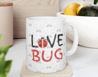 Love Bug Mug / Valentines Day Gift
