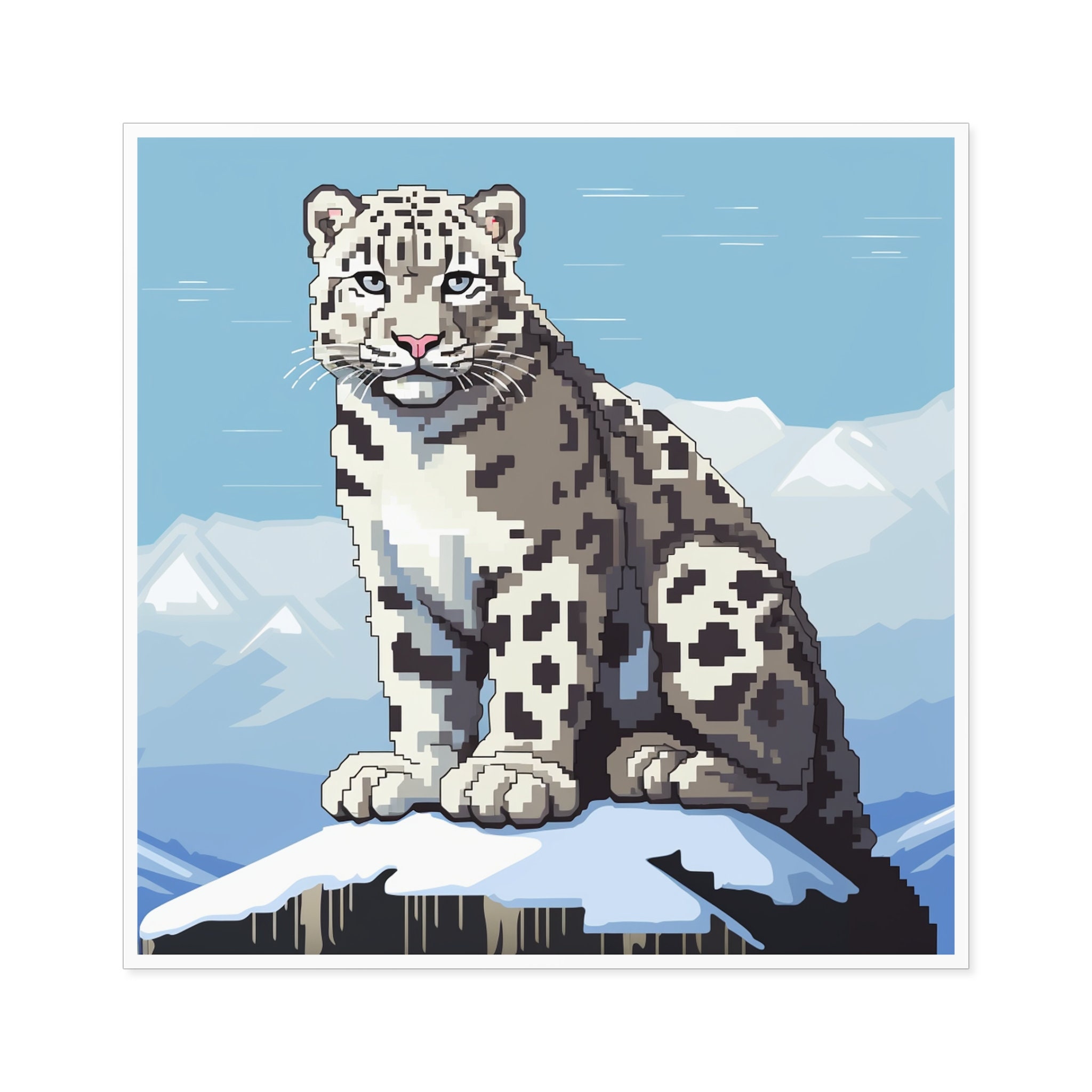 Snow Leopard Sticker