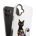 Colorful Floral Cat iPhone Case