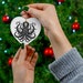 Black Kraken Ceramic Ornament