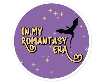 In My Romantasy Era Sticker | Purple | Romantasy Reader