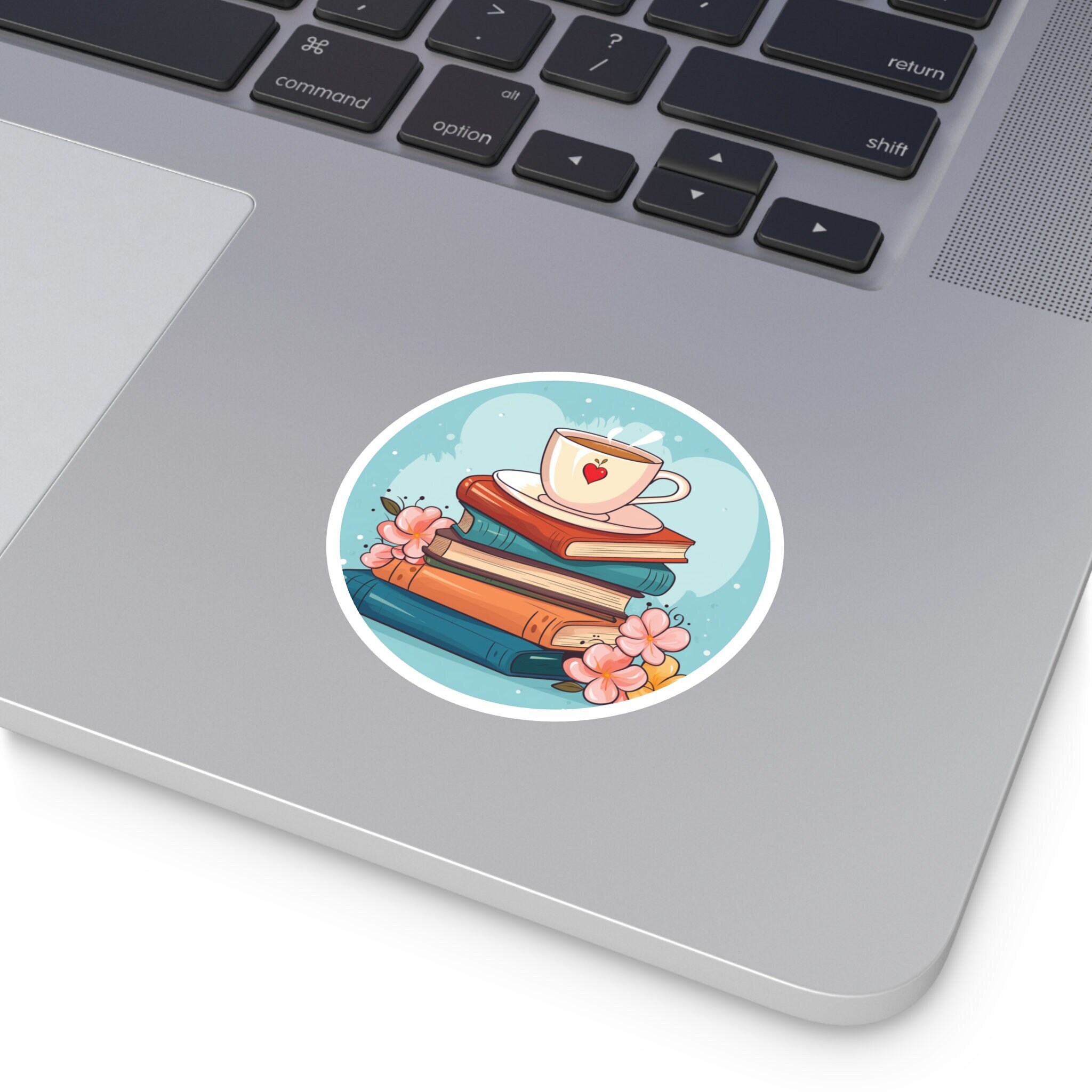 Books and Tea Sticker