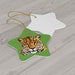 Jaguar Ornament Green Ceramic