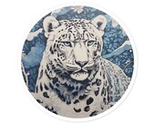 Snow Leopard Sticker