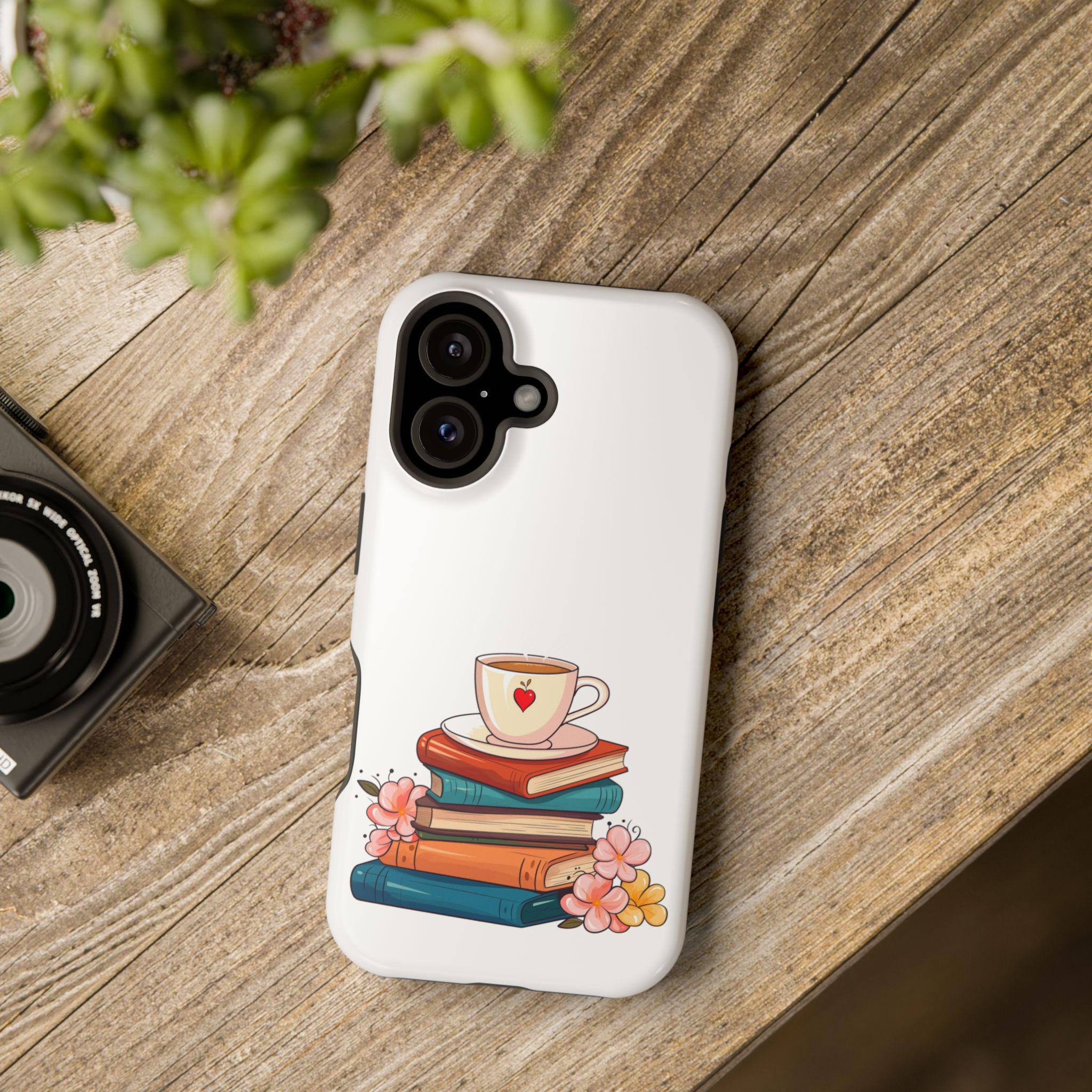 Books and Tea iPhone Case