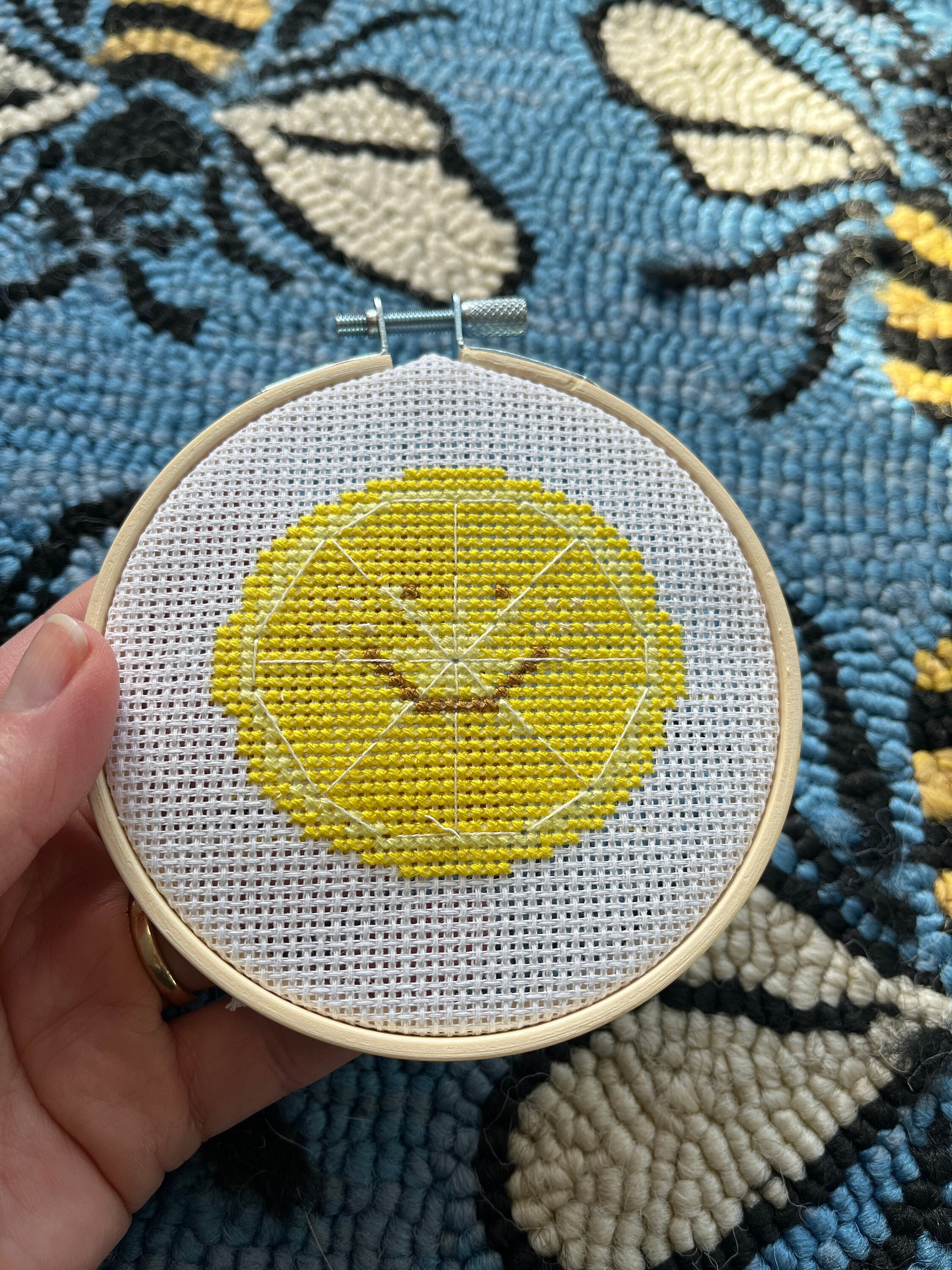 Happy Little Lemon / Easy Cross Stitch Pattern / PDF Download