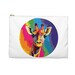 Rainbow Giraffe Accessory Pouch