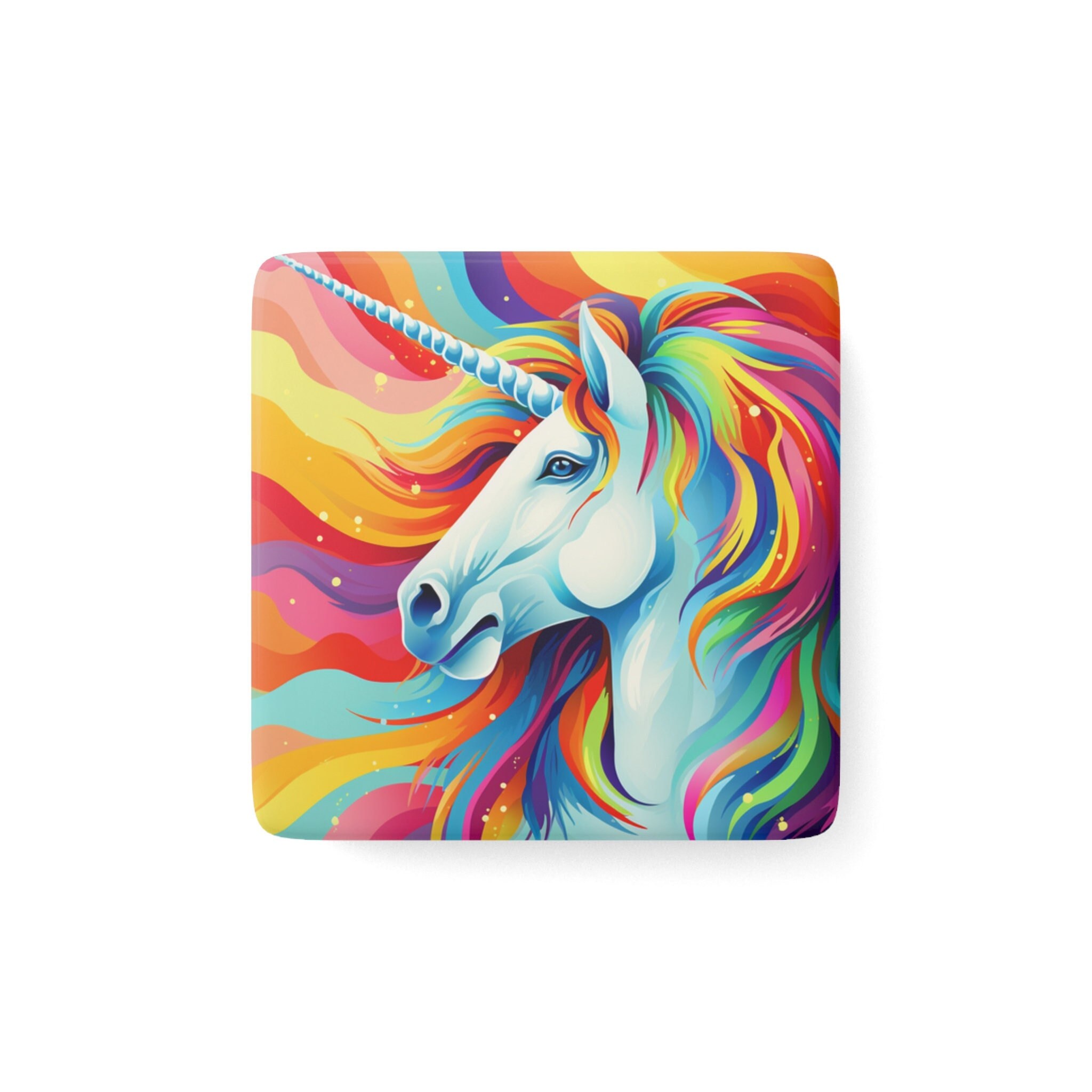 Rainbow Unicorn  Magnet