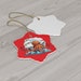 Orange Kraken Ornament Red Ceramic