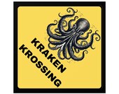 Black Kraken Krossing Sticker
