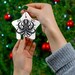 Black Kraken Ceramic Ornament